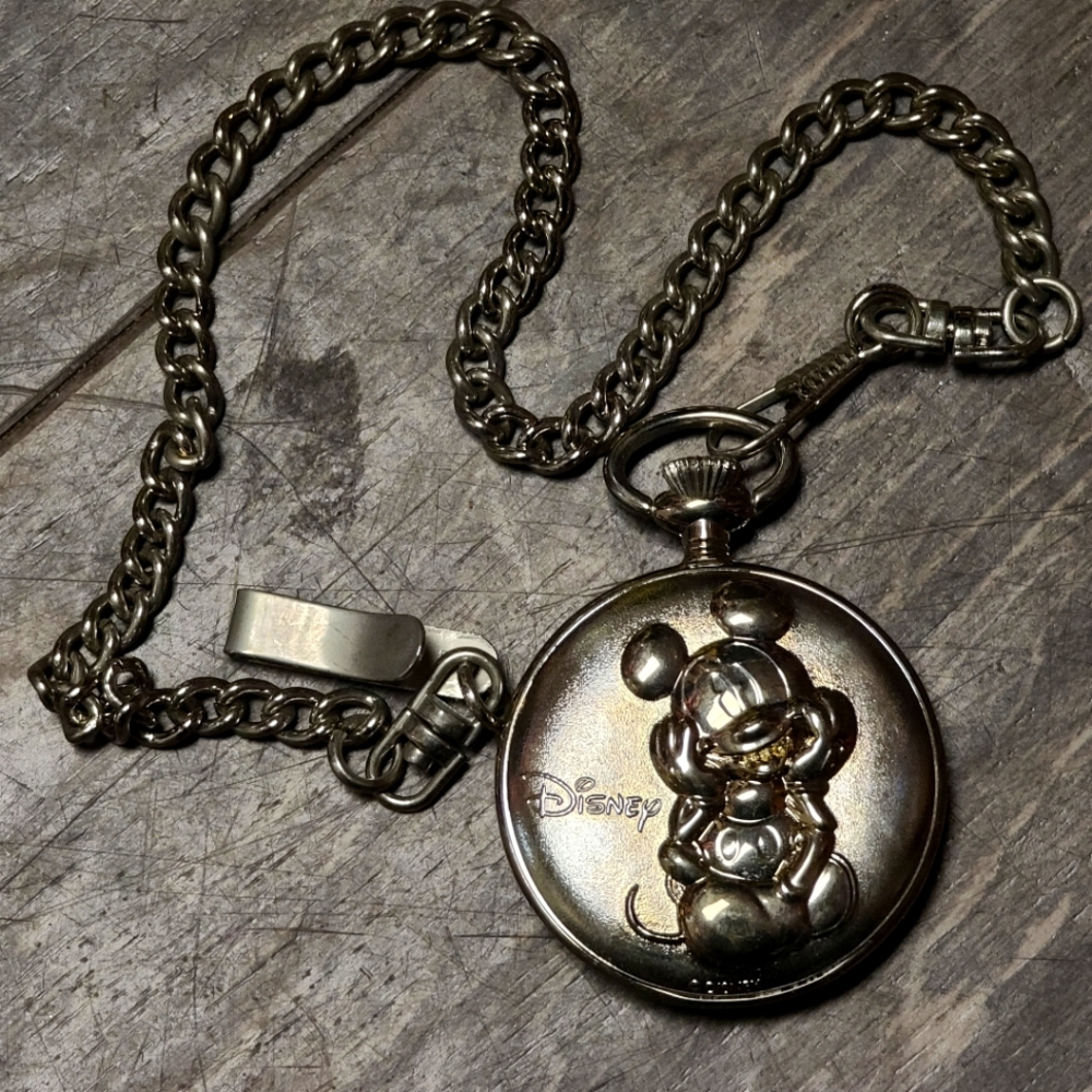 Disney Mickey Mouse Collectable Pocket Watch - Picture 3 of 4